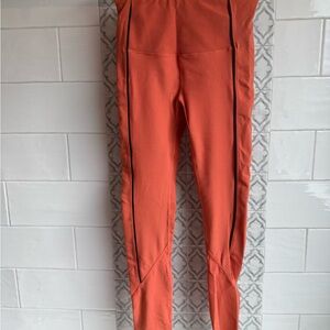 ZYIA Kids Coral Leggings with Black Accents